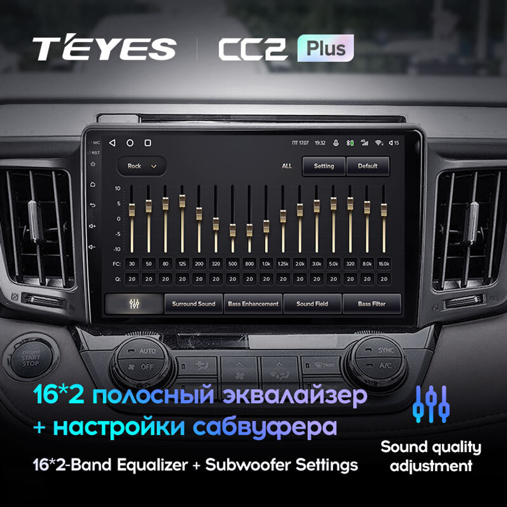 Teyes CC2 Plus 10.2" для Toyota RAV4 2012-2018