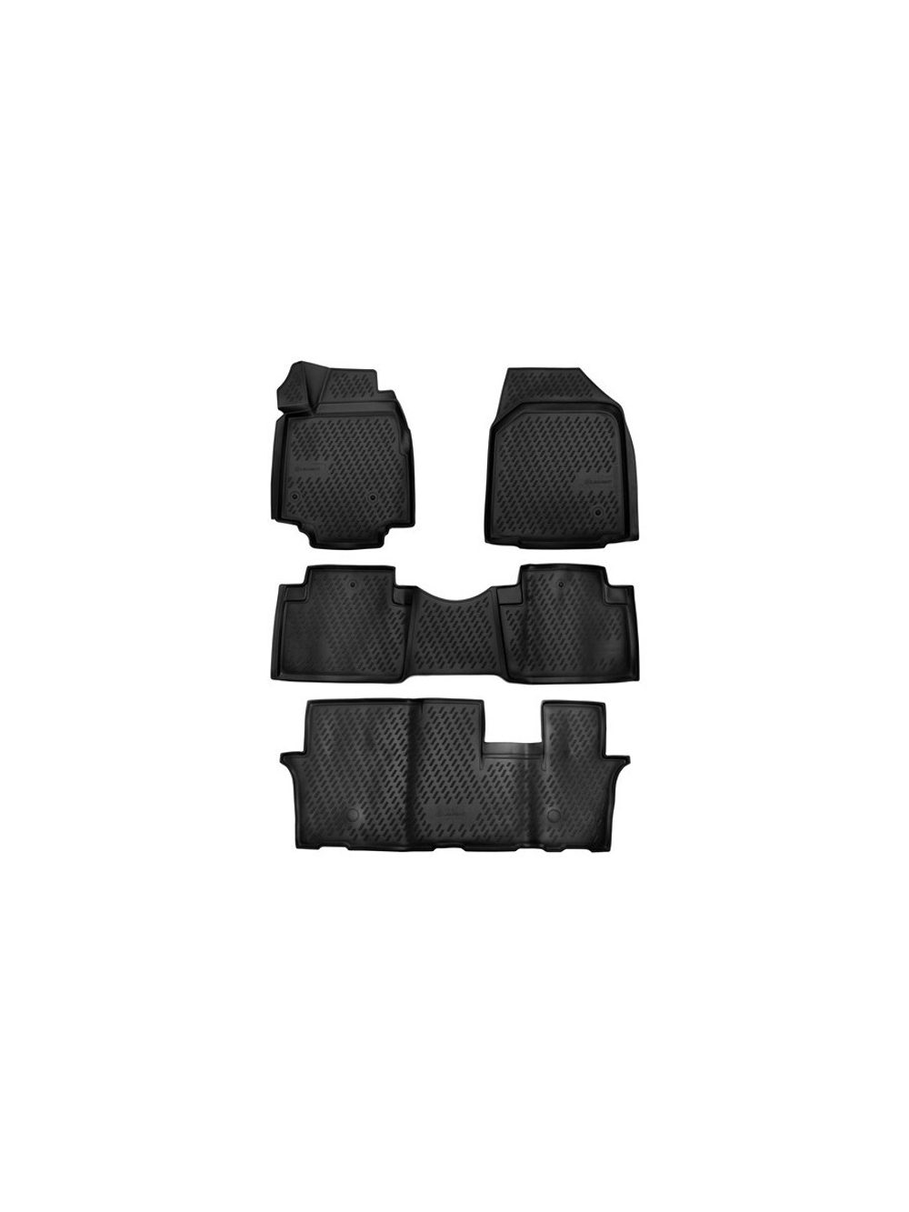 Коврики в салон для HONDA Pilot, 2012-2016, 4 шт. (полиуретан) CARHND00007