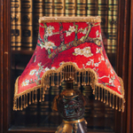 Пара настольных ламп с фигурами собак ФО (китайских львов-хранителей)