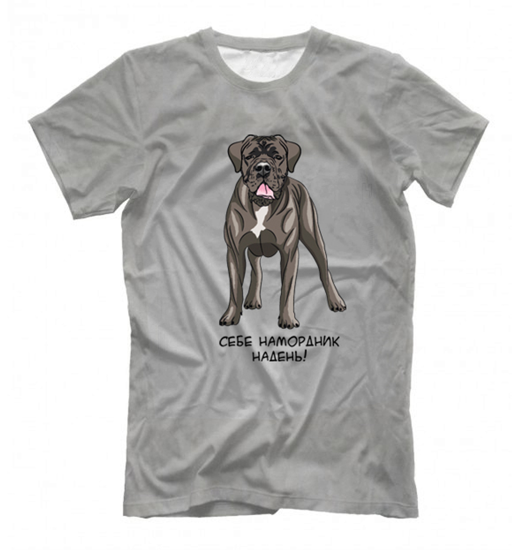 Футболка "Кане Корсо - намордник"