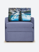 Кресло-кровать "Миник" с подлокотниками, купон Пейзаж