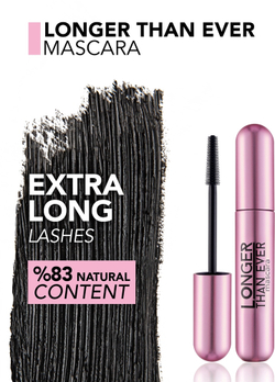 flormar Longer Than Ever Mascara - тушь для ресниц высокой длины, 10 ml