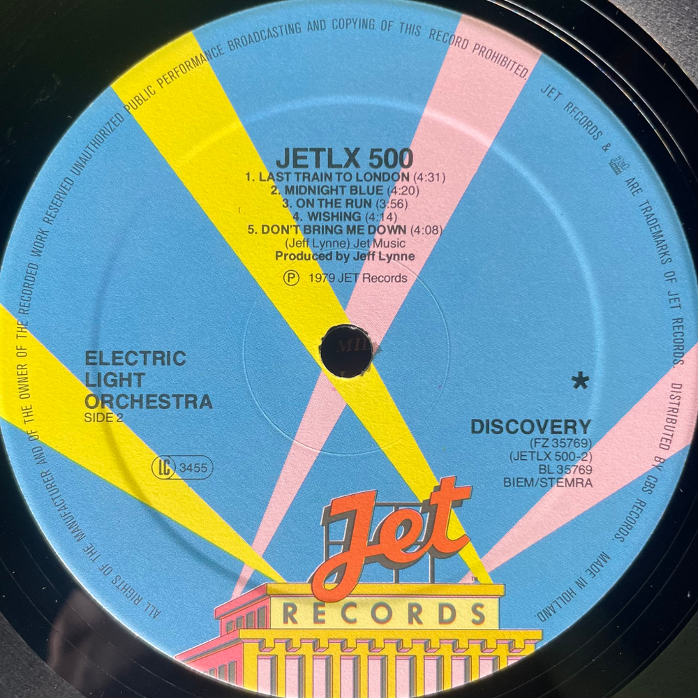 Electric Light Orchestra - Discovery (Европа 1979г.)