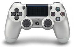 Джойстик беспроводной Dualshock 4 для PlayStation4 (Серебристый металлик)
