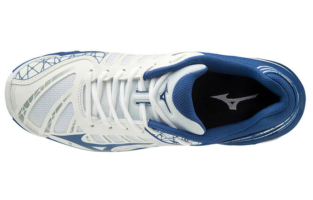 Mizuno Textile, Synthetic Leather Comfortable Slip Resistant, Abrasion Resistant, Breathable Low top Volleyball Shoes