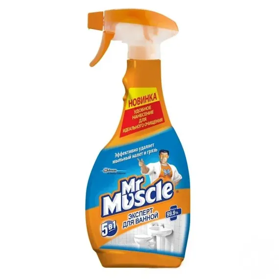 Hamam üçün təmizləyici vasitə Mr Muscle 5-i 1-də, 500 ml