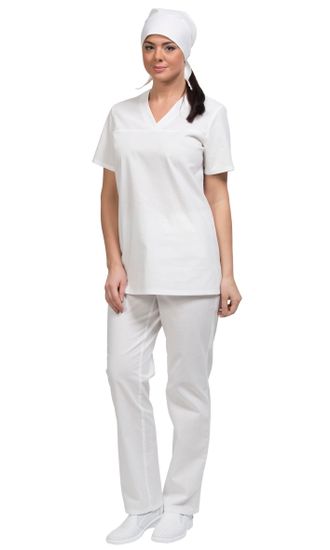 Костюм женский "Бейкер" (белый)