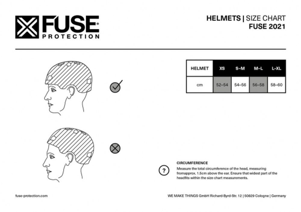 Шлем Fuse Alpha Mob Mark (белый) .