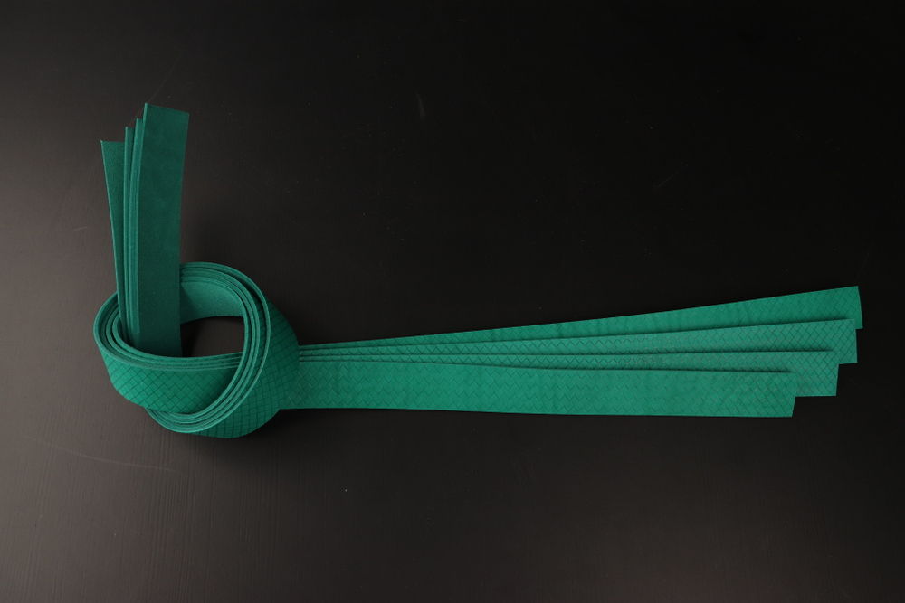 Ременная заготовка Малахит + Симметрия