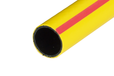 Шланг полив. (АКВАРЕЛЬ) 3/4*50м (19мм) (желтый с кр. пол.) 3-слоя  (27/1шт)