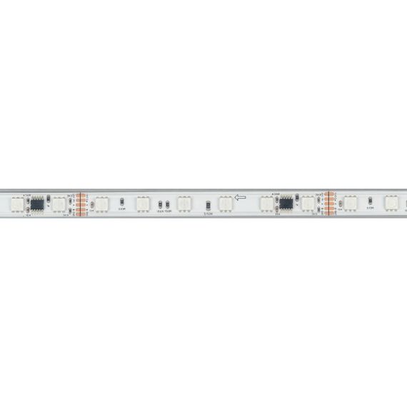 Светодиодная лента герметичная Arlight 14W/m 60LED/m 5060SMD разноцветный 5М DMX-PS-B60-12mm 24V 039182