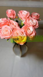 Искусственные цветы, желтые подсолнухи / Высота 44 см. 9 стебелей 9 бутонов/