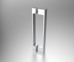 Душевой уголок Vincea ALPHA VSR-3AL8012MT 120x80 стекло текстурное/профиль хром