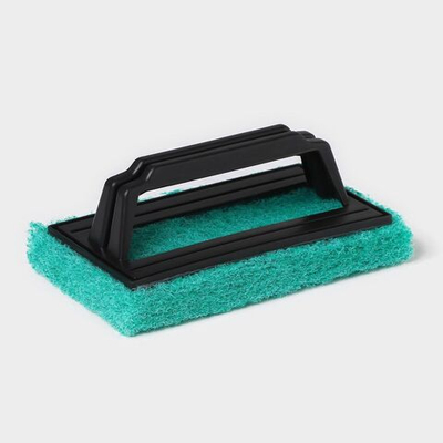 Абразивная щетка с ручкой (15х9 см) (Цвет: разноцветный)