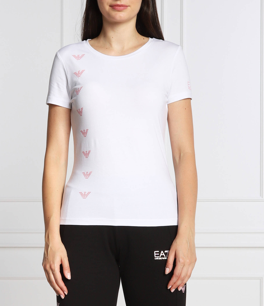 футболка EA7 - белый(6LTT20 TJDZZ)