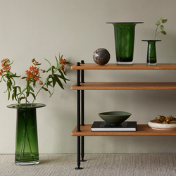 Ваза victoria, 36 см, зеленая