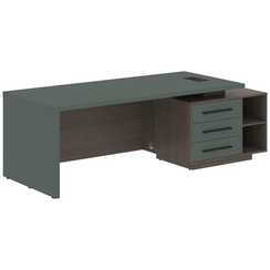 Стол руководителя с тумбой VCT 2390(R)  2300х900х750 VELION