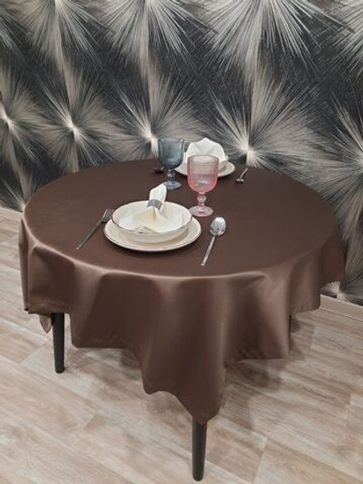 Скатерть Шоколад однотонная