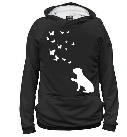 Толстовка "Стафф и бабочки"