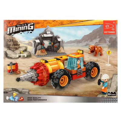 Конструктор блочный Аусини Добыча полезных ископаемых 325дет., коробка 29607