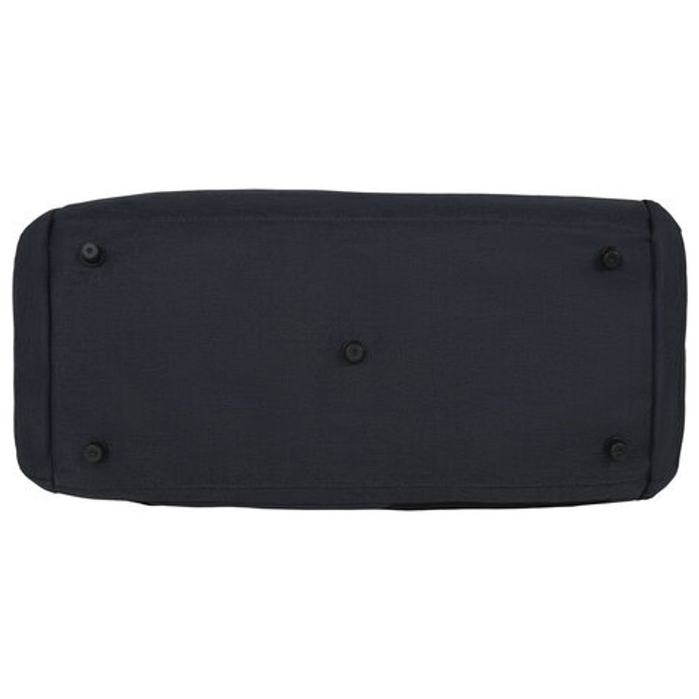 Сумка спортивная HEIKKI TRAVEL (ХЕЙКИ) с отд. для обуви, 7 карманов, темно-серая, 23х48х25 см, 272628