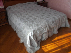 Покрывало 270х270 Arte Pura AP2.984-417 Respiro Old серо-темно-голубой