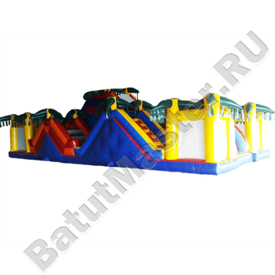 Надувная полоса препятствий "Супер - джунгли"