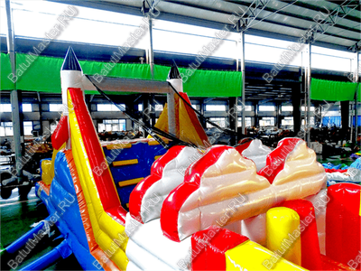 Коммерческий надувной батут "Ракета на взлёте"