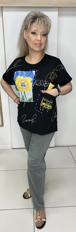 Брюки в оливковом цвете на большие размеры