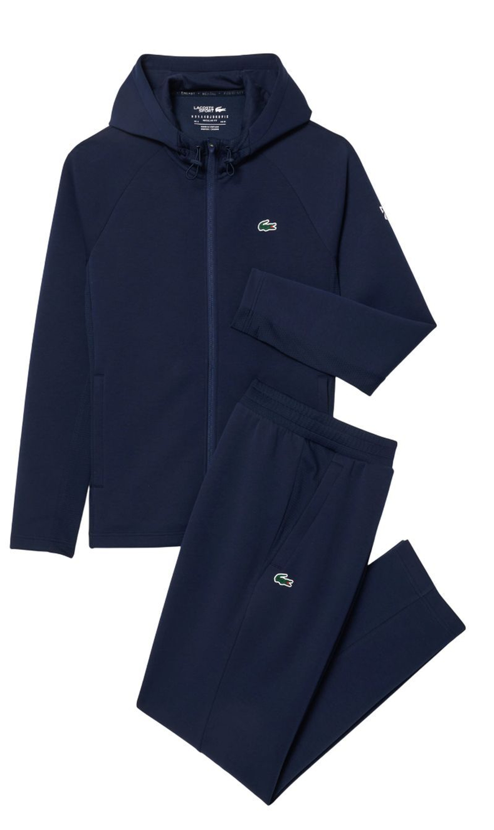 Мужской теннисный костюм Lacoste Tennis x Novak Djokovic - небесный