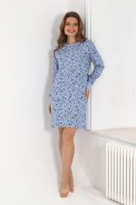 Ночная сорочка Россыпь-1 Виотекс ГОЛУБОЙ