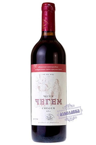 Chegem dry red wine 0,75l 12%