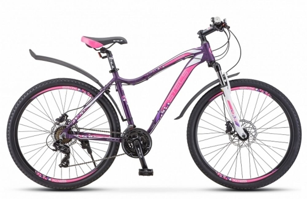Велосипед Stels Miss-7500 D 27.5&quot; V010,16&quot; Тёмно-пурпурный