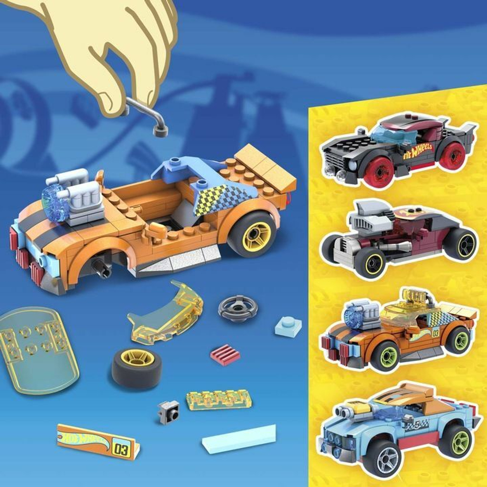 Конструктор Mega Construx Hot Wheels - Игровой конструктор Монстр трак 485  элементов - Мега Хот Вилс GVM13 купить в Москве | Доставка по России.