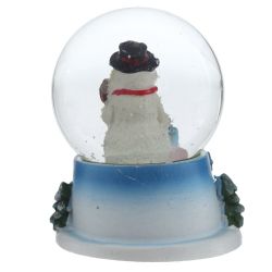 GAEM Фигурка декор в стекл шаре "Дед Мороз/Снеговик", D 4.5 см, L5,5 W5 H6 см, 2в.