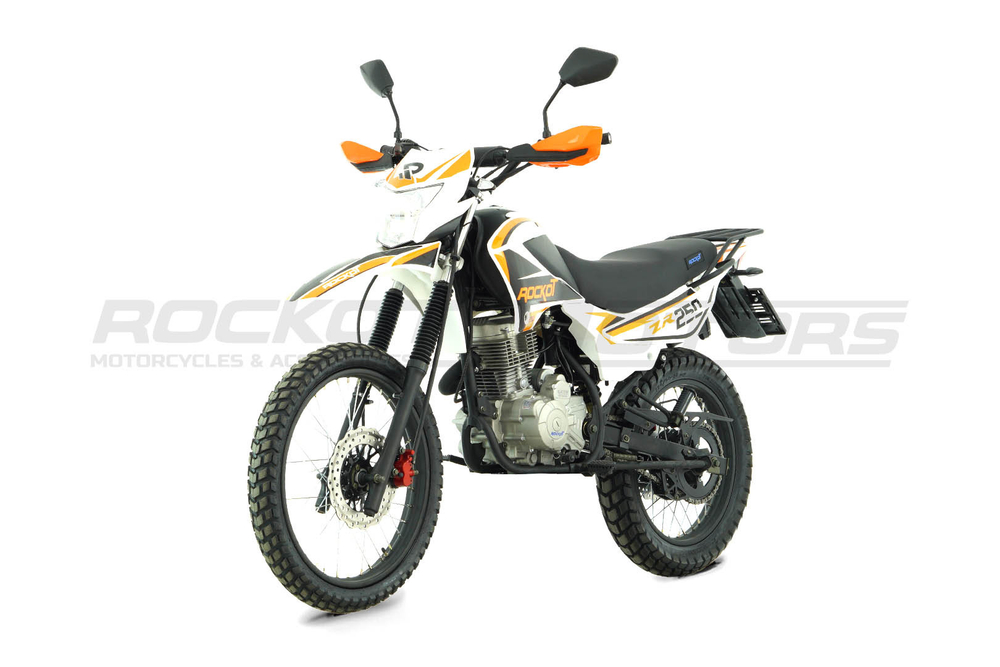 Мотоцикл эндуро ROCKOT ZR250 (белый/оранжевый)