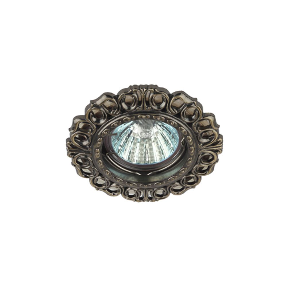 KL53 SB Светильник ЭРА литой MR16,12V/220V, 50W бронза | Литые встраиваемые светильники