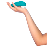 Бирюзовый бесконтактный клиторальный стимулятор 11,7см Womanizer Starlet 3 Turquoise WZ231SG8