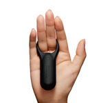 Черное эрекционное виброкольцо Tenga SVR Plus Vibrating Cock Ring Black VRP-001