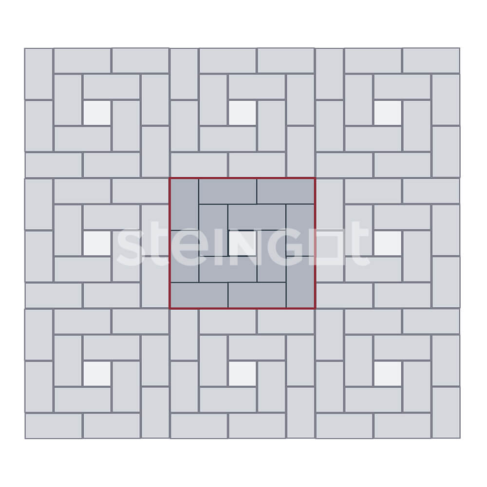 Квадрат 100×100 Черный (верхний прокрас)