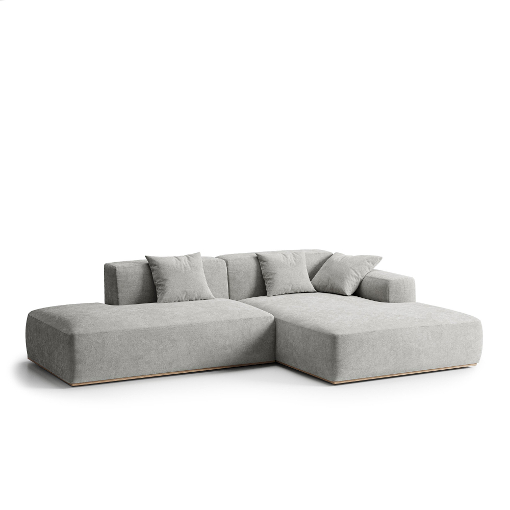 3-х местный нераскладной диван с кушеткой SAGA 012/021