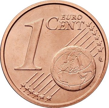 1 евроцент 2012 Италия (1 euro cent)
