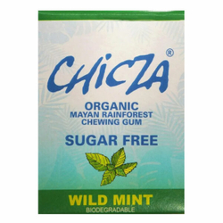 CHICZA ORGANIC Жевательная резинка органическая биоразлагаемая со вкусом дикой мяты без сахара 30г