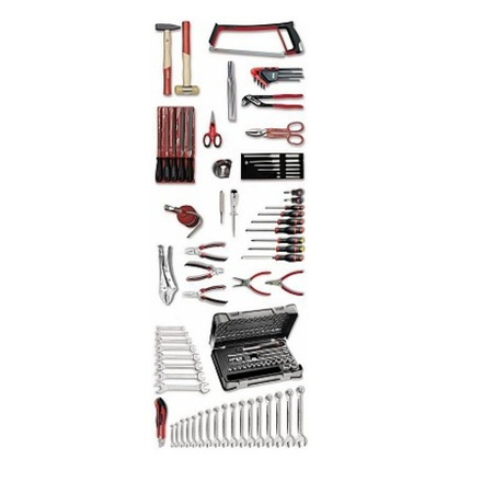 496 E1 Набор инструмента для обслуживания промышленного оборудования, 95 предметов, USAG (Италия)