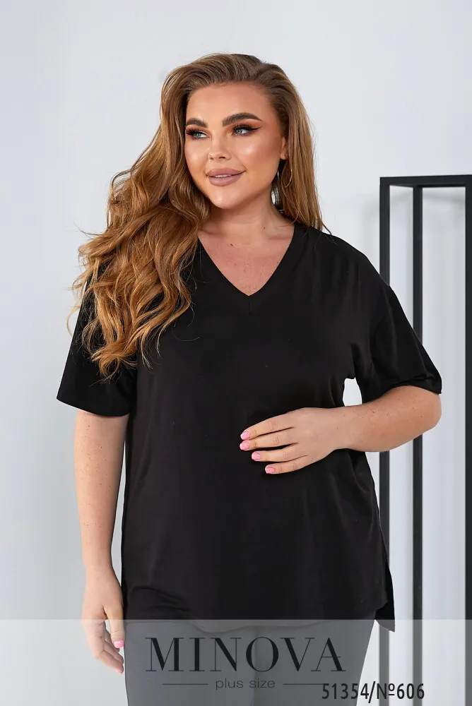 Футболка 606-черный Minova