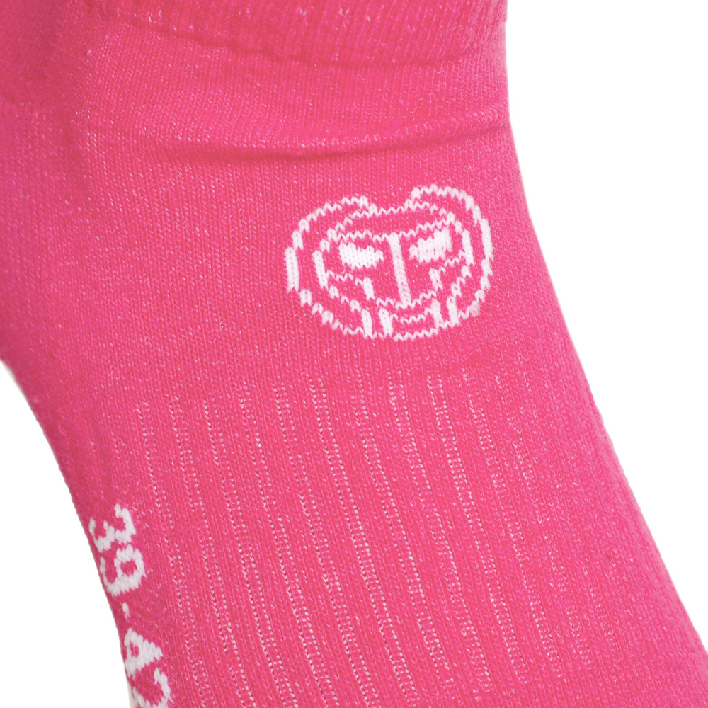 BIDI BADU No Party No Show Move Tennis Socks 3 Pack - Pink, White