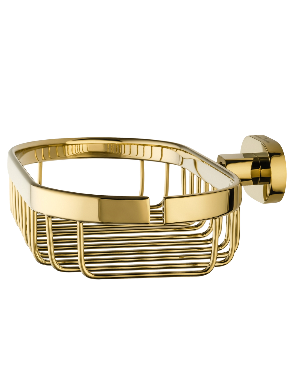 Мыльница с держателем WONZON & WOGHAND FIRST, Глянцевое золото (WW-8424-LG)