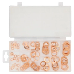 Шайбы медные, набор 150пр. RockFORCE RF-06871