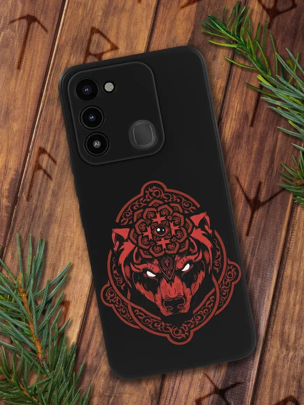 Чехол на Tecno Spark 8C с принтом