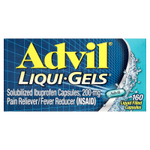 Advil, Liqui-Gels®, ибупрофен, 200 мг, 160 капсул с жидкостью